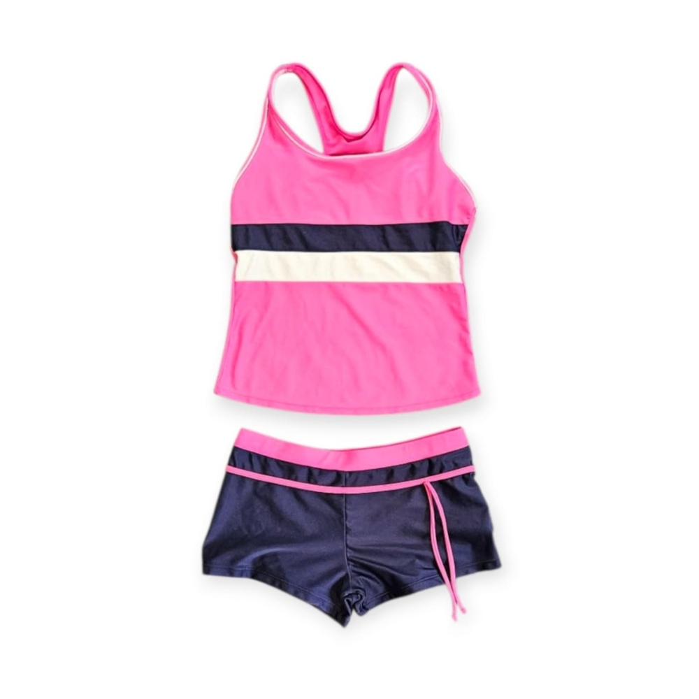 Like New, Girl's 2-Piece Tankini Swimwear w/Boyshort Size 3XL